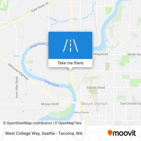 West College Way map