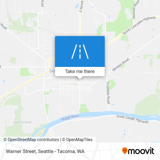 Warner Street map