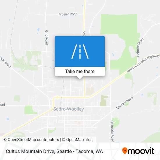 Mapa de Cultus Mountain Drive