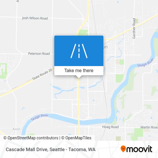 Cascade Mall Drive map