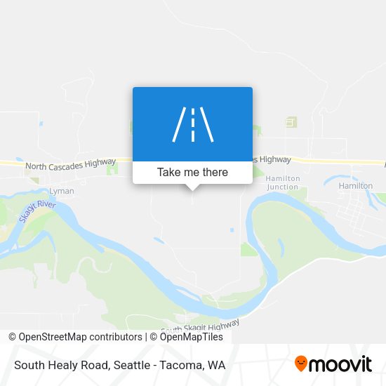 South Healy Road map