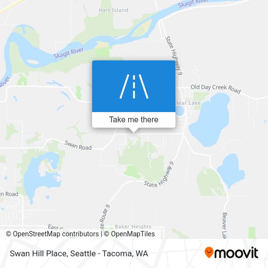 Mapa de Swan Hill Place