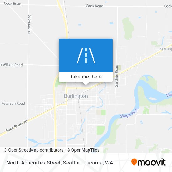 North Anacortes Street map