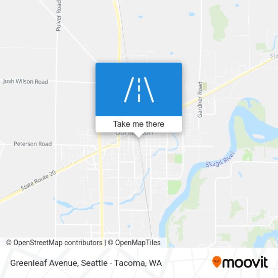 Greenleaf Avenue map