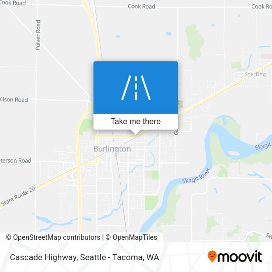 Cascade Highway map