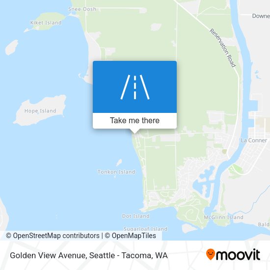 Golden View Avenue map