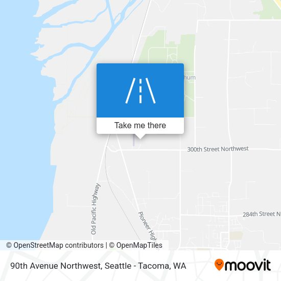 Mapa de 90th Avenue Northwest