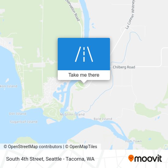South 4th Street map