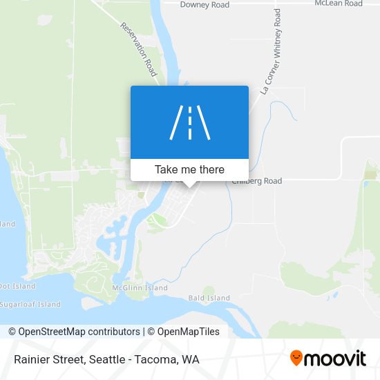 Rainier Street map