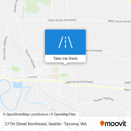 277th Street Northwest map