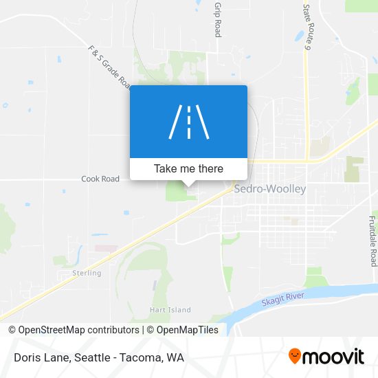 Doris Lane map