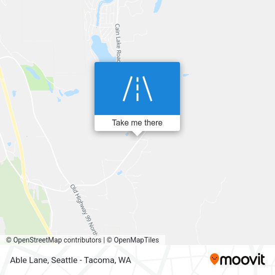 Mapa de Able Lane