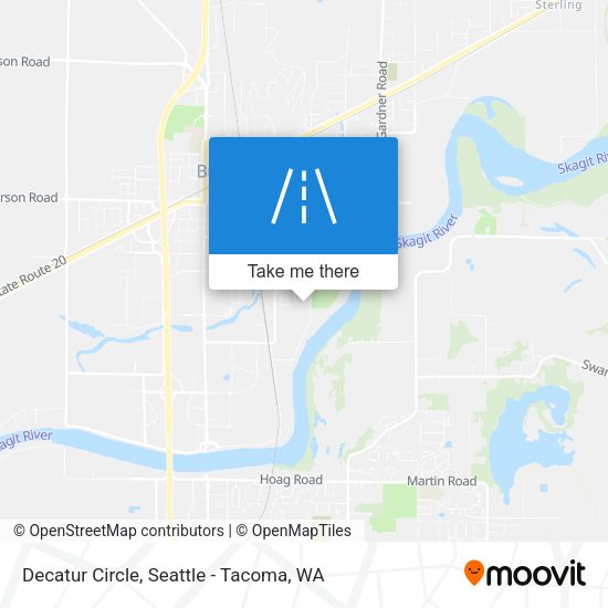 Mapa de Decatur Circle