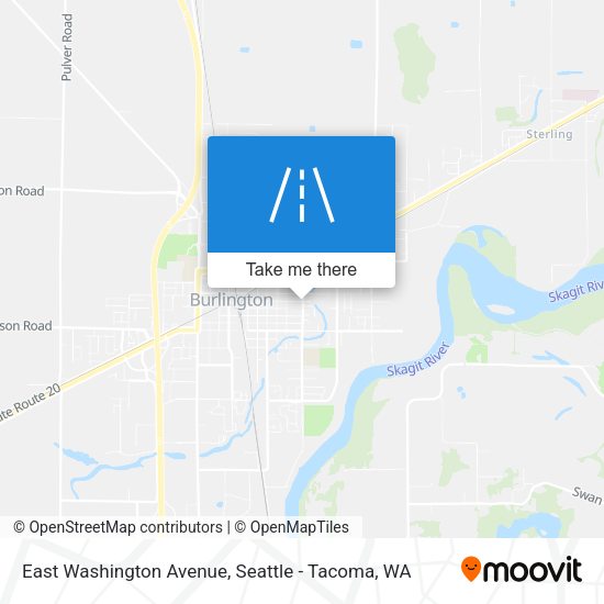 East Washington Avenue map