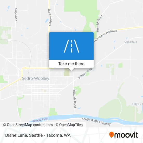 Diane Lane map