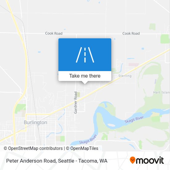 Mapa de Peter Anderson Road