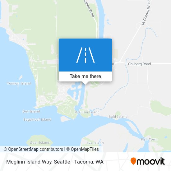 Mapa de Mcglinn Island Way