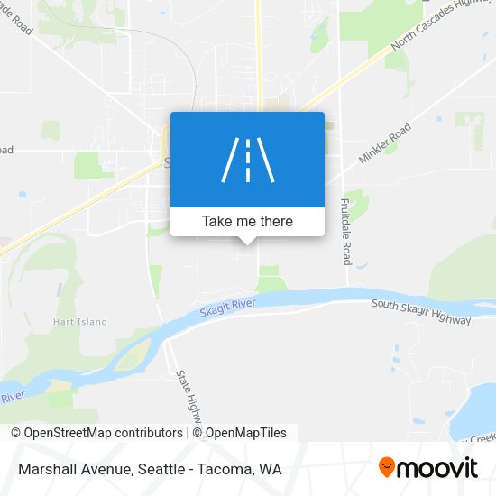 Mapa de Marshall Avenue