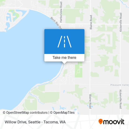 Mapa de Willow Drive