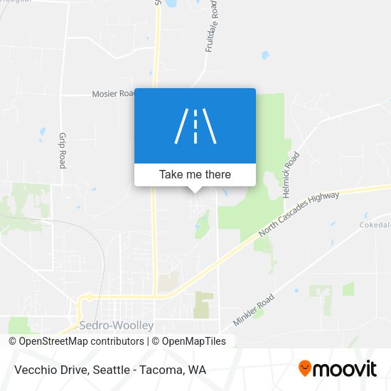 Mapa de Vecchio Drive