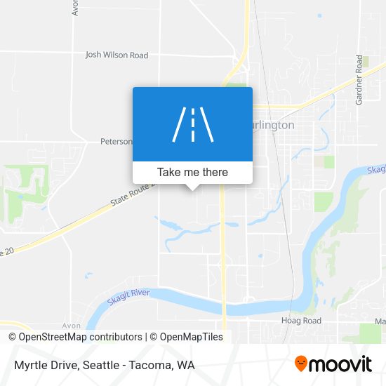 Myrtle Drive map