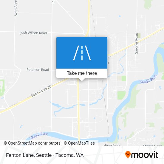 Mapa de Fenton Lane