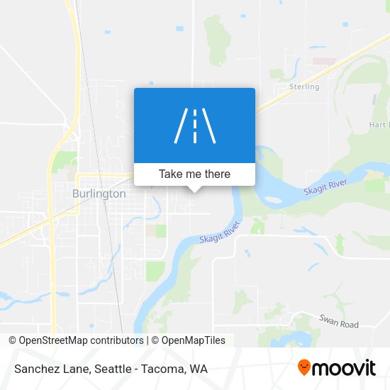 Sanchez Lane map