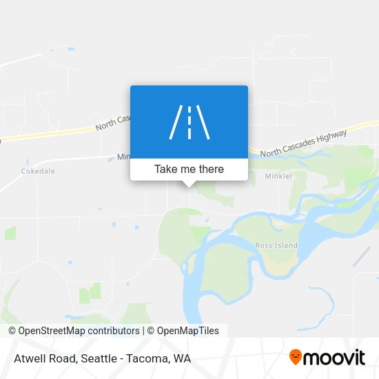 Mapa de Atwell Road