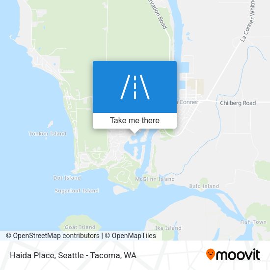 Haida Place map