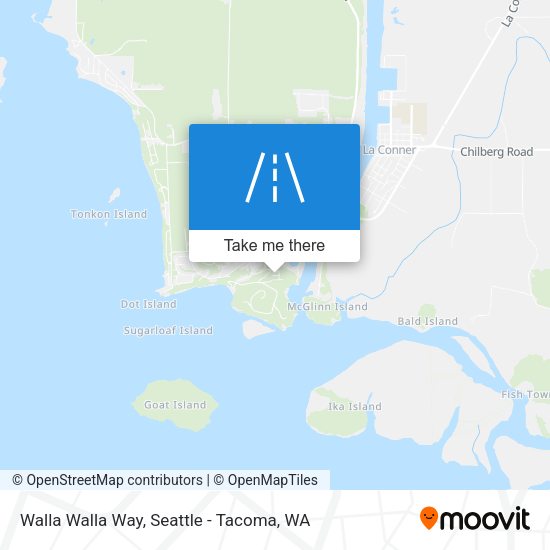 Walla Walla Way map