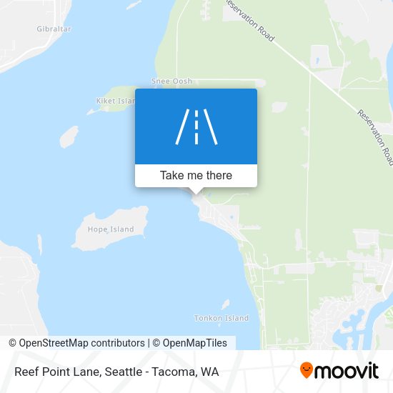 Reef Point Lane map