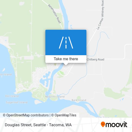 Mapa de Douglas Street