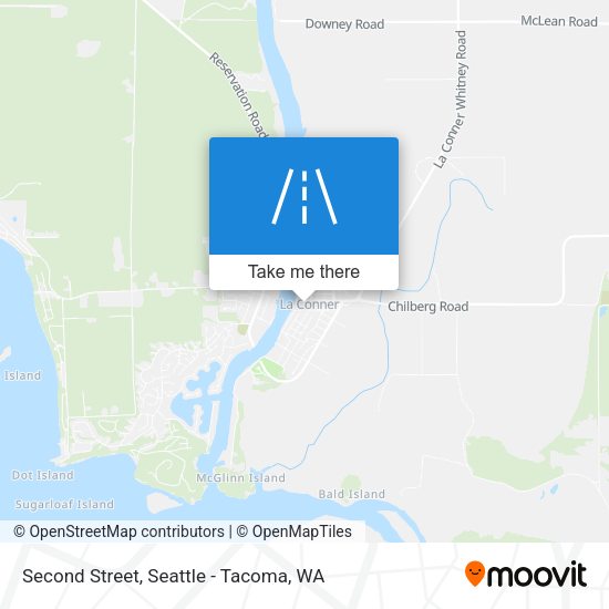 Second Street map