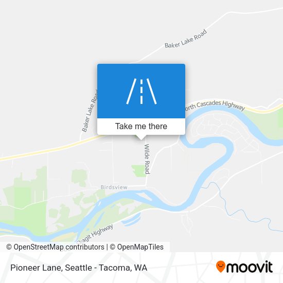 Pioneer Lane map