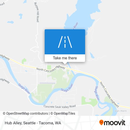 Hub Alley map