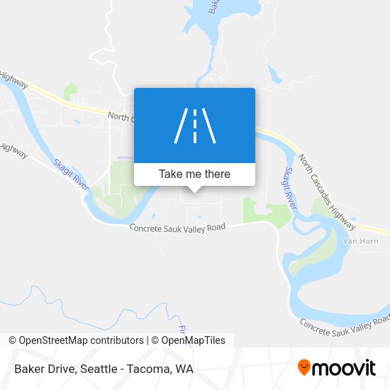 Baker Drive map