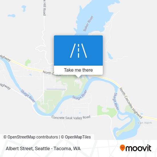 Albert Street map
