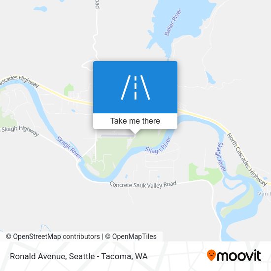 Mapa de Ronald Avenue