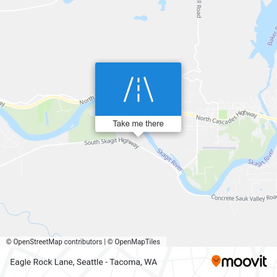 Eagle Rock Lane map