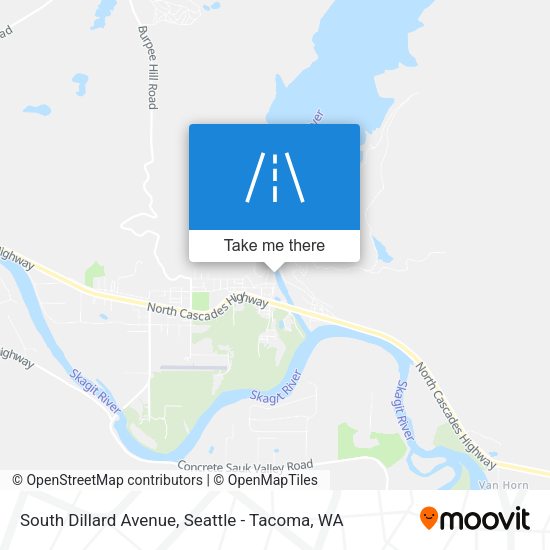 Mapa de South Dillard Avenue
