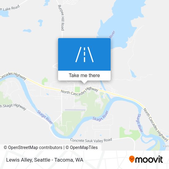 Lewis Alley map