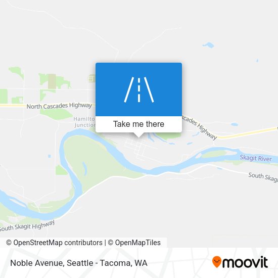 Noble Avenue map