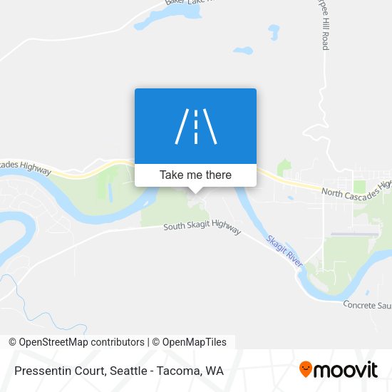 Pressentin Court map