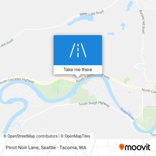 Mapa de Pinot Noir Lane