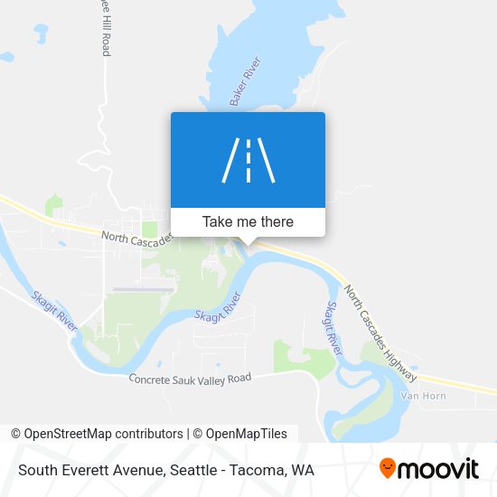 South Everett Avenue map