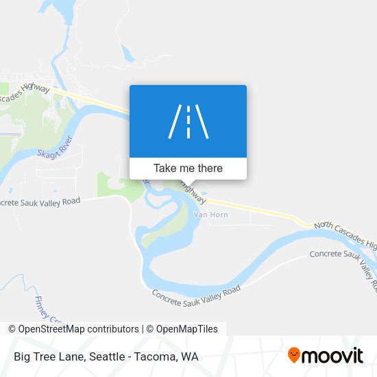 Mapa de Big Tree Lane