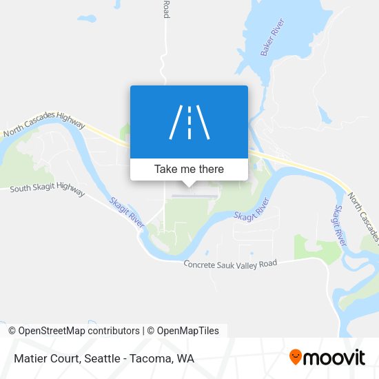 Matier Court map