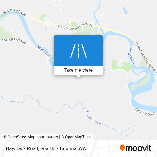 Haystack Road map
