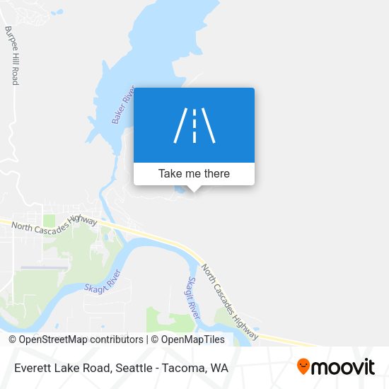 Mapa de Everett Lake Road