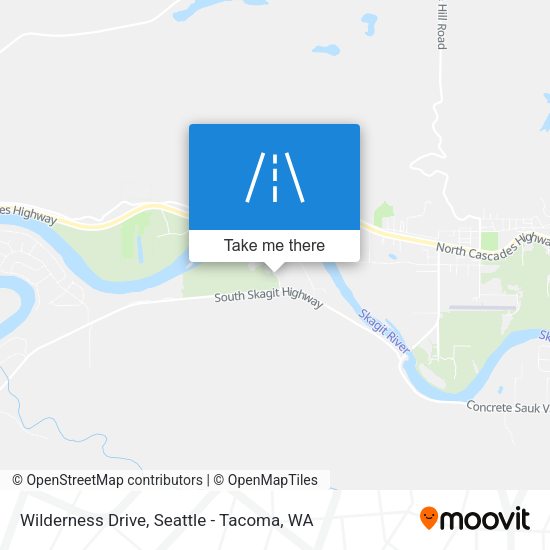 Wilderness Drive map